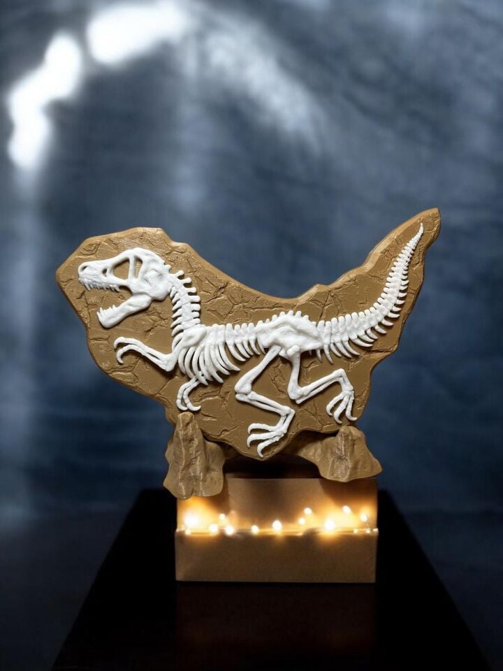 Velociraptor Fosil Biblo
