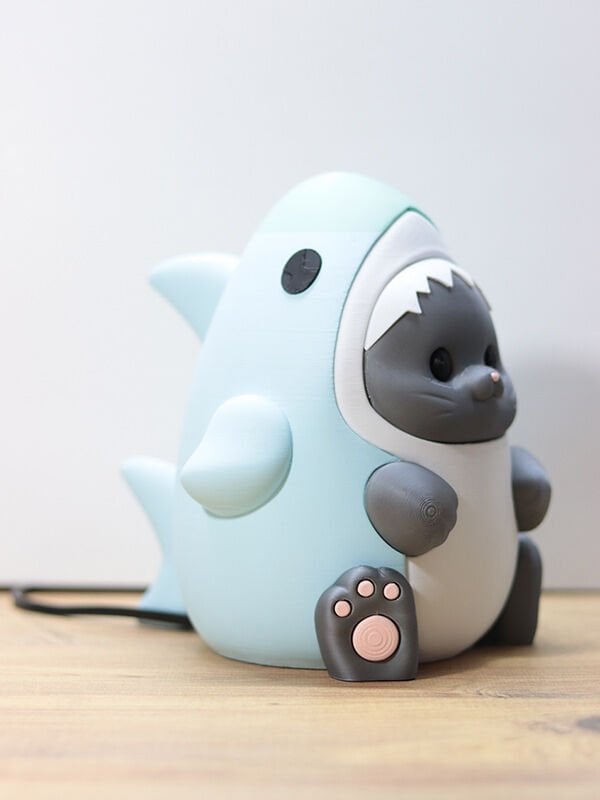 Shark Kitty Gece Lambası