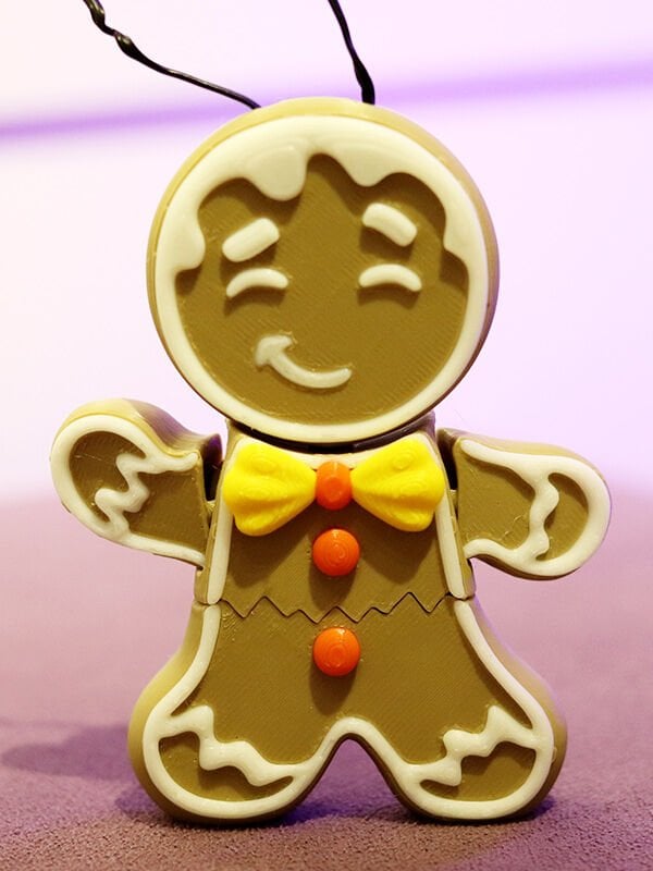 Kurabiye adam yılbaşı süsü